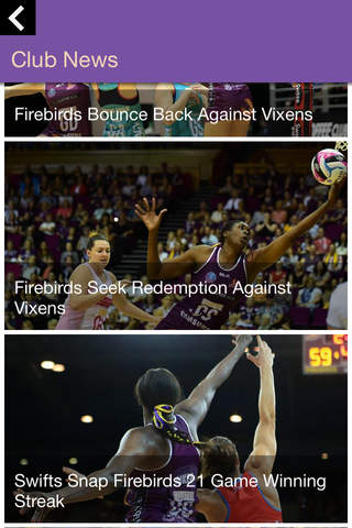 Netball Queensland Events screenshot 2