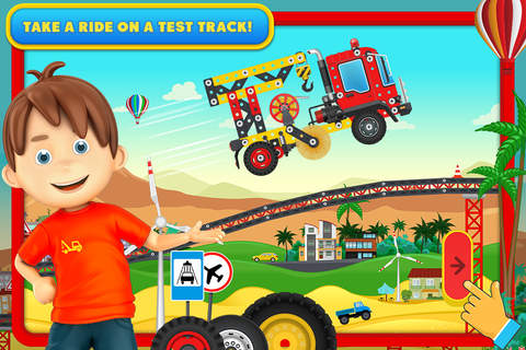 Truck Simulator, Builder Game & Car Driving Test for Kids and Toddlers screenshot 2