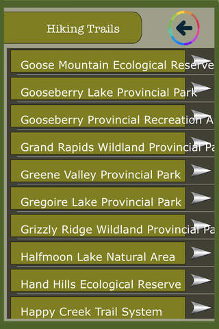 Alberta State Campgrounds And National Parks Guide screenshot 3