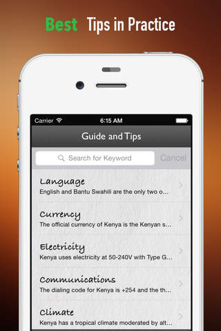 Kenya Travel:Raiders,Guide and Diet screenshot 4