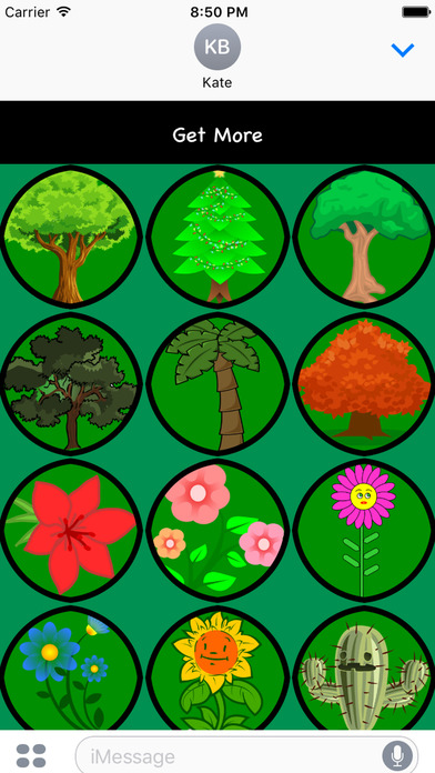 Tree Stickers For iMessage screenshot 4