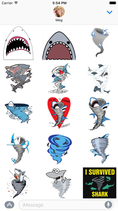 Shark Tornado Stickers screenshot 3