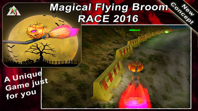 Spooky Pumpkin Racer- Halloween Flying Cars Racing screenshot 2