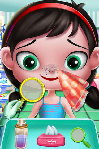 Cute Baby's Nose Tracker - Kids Surgeon Manager/Hospital And Clinical Games For Girls screenshot 2