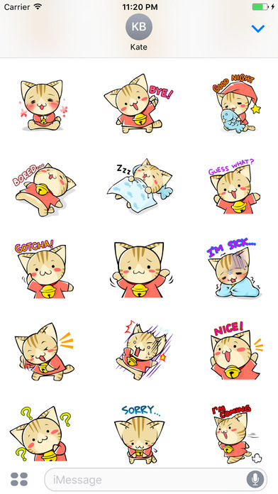 Nemi The Lucky Cat Sticker Pack screenshot 2