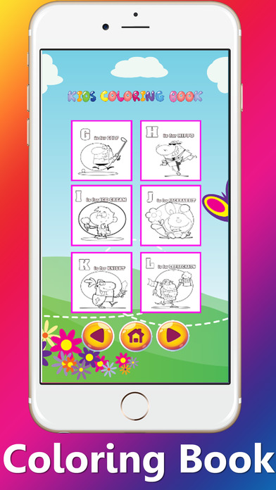 ABC Animals Coloring Pages Learning Tools for Kids screenshot 3