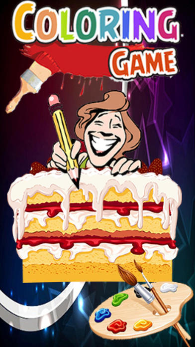 Kids Game Cake Coloring Version screenshot 2