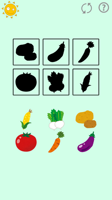 Puzzle Vegetables for Kids screenshot 2