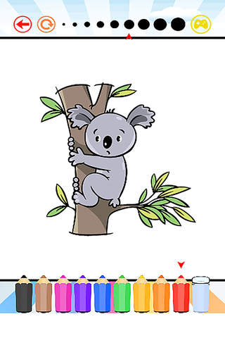 Australian Fauna Coloring Book for Kids : All in 1 Painting Colorful Games Free for Kinds screenshot 3