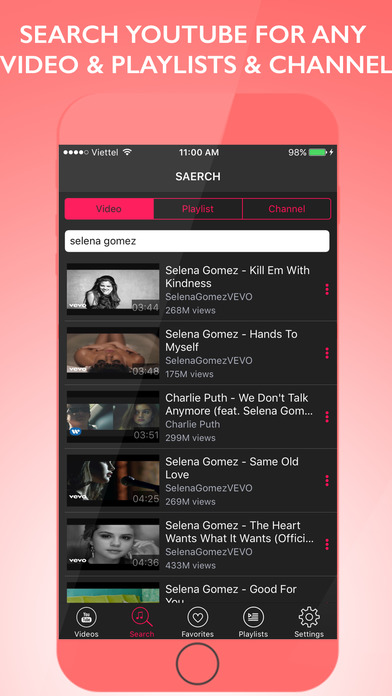 Music.Tube Player - Video Player For YouTube Music screenshot 2
