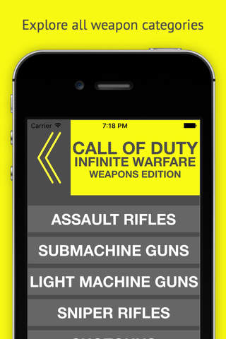 Weapon Stats CoD Infinite warfare Edition screenshot 2