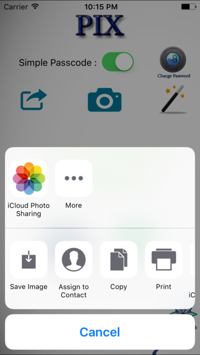 PIX - Snap & Share (with Password / Touch ID) screenshot 2