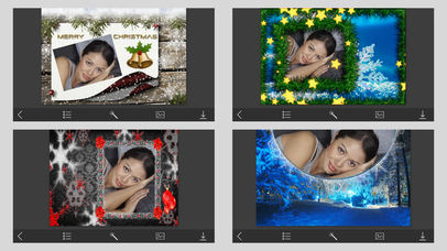Holiday Christmas Photo Frames - Magic Frames screenshot 2
