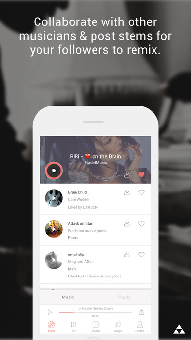 Trackd - Music Social Studio screenshot 3