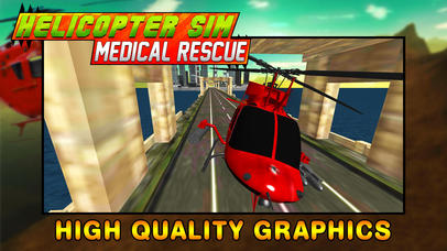 Helicopter Sim Medical Rescue Game screenshot 2