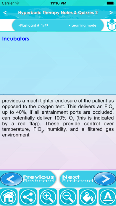Hyperbaric Therapy Exam Review App-Terms & Quiz screenshot 3