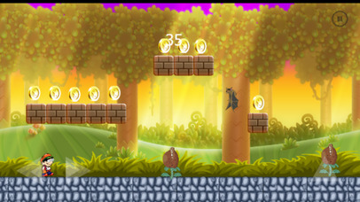 Boy running and jumping adventure screenshot 2