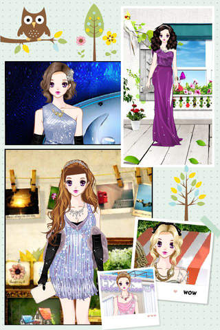 梦幻时尚甜心 - 换装养成，女生，女孩子玩的小游戏免费 screenshot 2