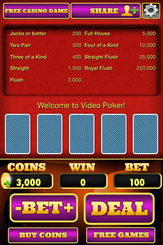 `` All Jacks Or Better Video Poker screenshot 2