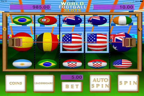 World Football Soccer Slots - Whales of Cup Casino screenshot 2