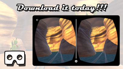 VR Canyon RollerCoaster Ride screenshot 2