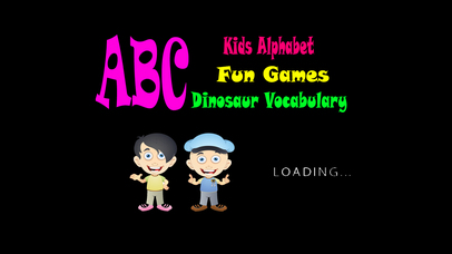 ABC Kids Alphabet Fun Games Dinosaur Vocabulary screenshot 4
