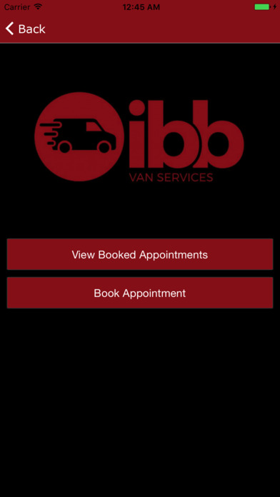 IBB Van Services screenshot 2