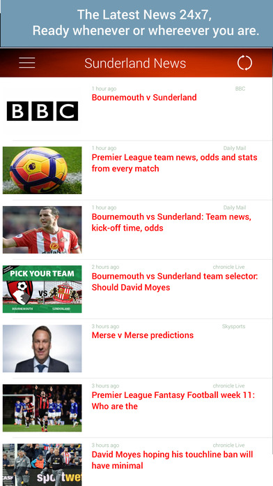 Sunderland AFC Unofficial News screenshot 2