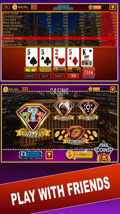 Fully 4in1 Tournament Slots, Blackjack, Roulette screenshot 2