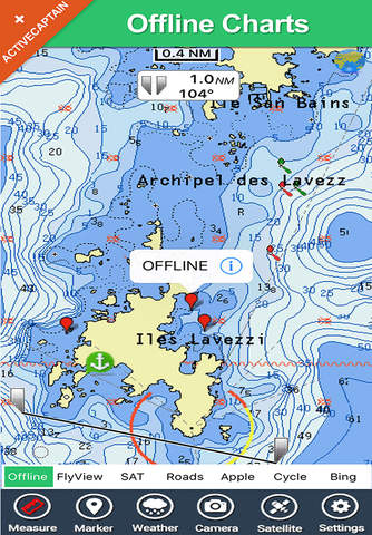 Southern France Nautical Chart screenshot 2