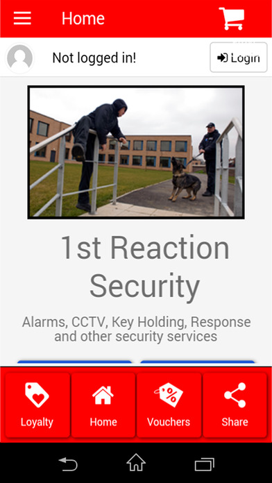 1st Reaction Security screenshot 2
