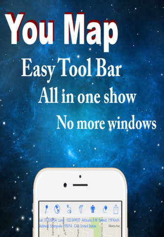You Map - all in one - GPS/Navigation/Maps/Speedmeter/Coordinates/Address/Altitude/Routes/Drive screenshot 3