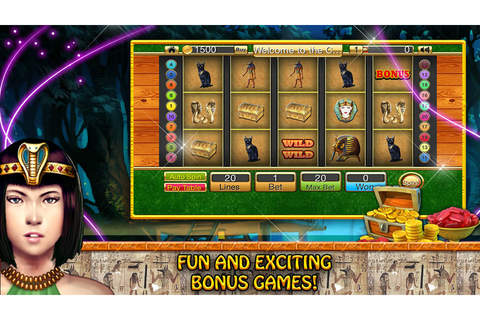 A Pharaoh Slots FREE: Golden Pyramid Treasure Hunter screenshot 2