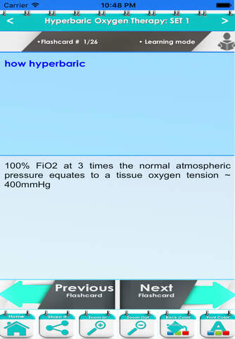 Hyperbaric Oxygen Therapy (HBOT) 1200 Flashcards screenshot 2