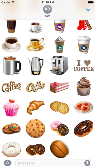 Coffeemoji Stickers screenshot 2