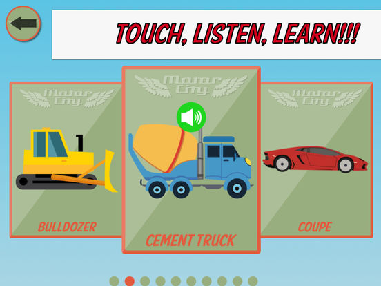 Скачать Motor City: Kids & Toddlers' Cars & Trucks Game