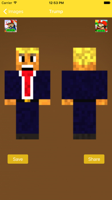 Donald Trump Skins For Minecraft Pocket Edition-PC screenshot 2