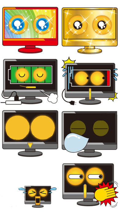 PC Robot - Funny Stickers! screenshot 3