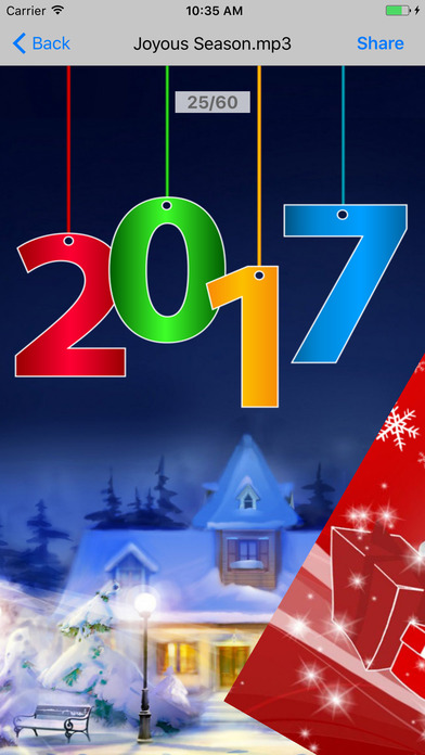 Christmas Music Wallpapers + New Year Melody 2017 screenshot 2