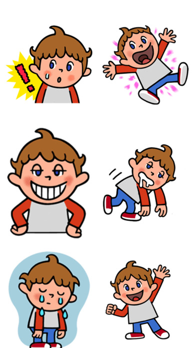 Boy Story - Funny Stickers! screenshot 4