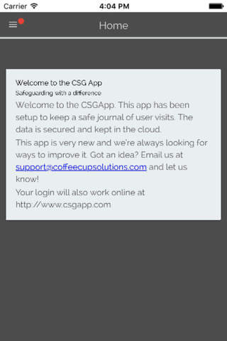 CSG App screenshot 2