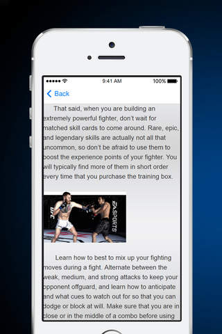 Guide for UFC Mobile screenshot 3