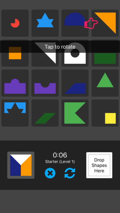 Colorful Shapes Puzzle screenshot 2