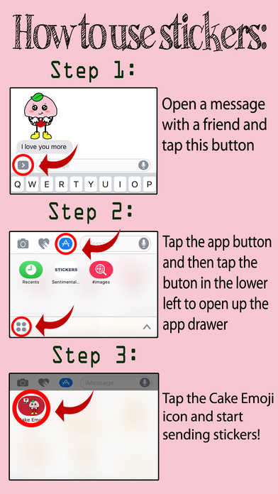Cake Emoji - Emoticons Pack screenshot 4