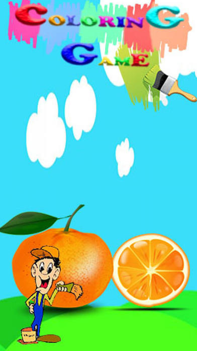 Funny Kids Fruit Baby Coloring Version screenshot 2