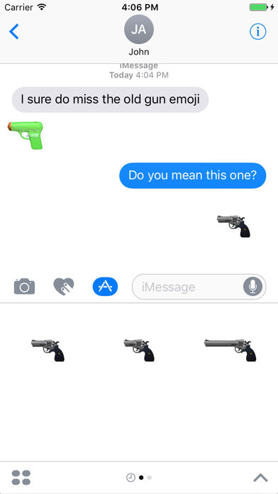 Original Gun Emoji screenshot 2