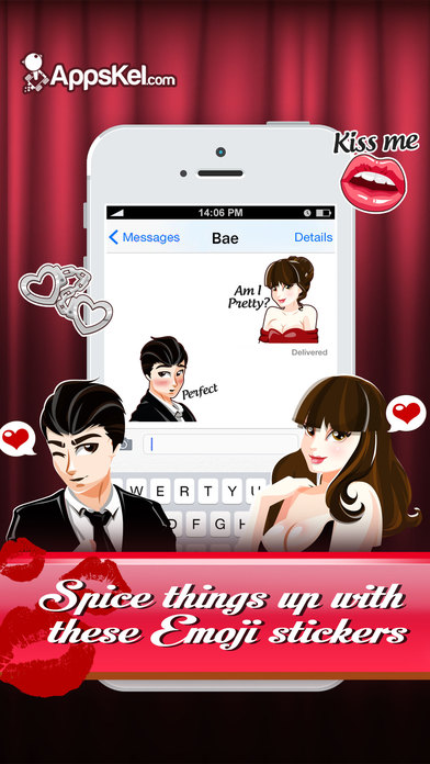 Darker Love Emoji - A Sexy Sticker App for Adults screenshot 2