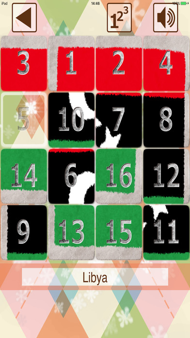 Flagof slide puzzle (Africa) screenshot 3