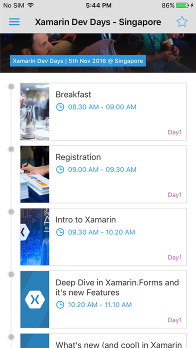 Xamarin Dev Days - Singapore screenshot 3