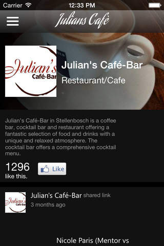 Julians Cafè-Bar screenshot 2